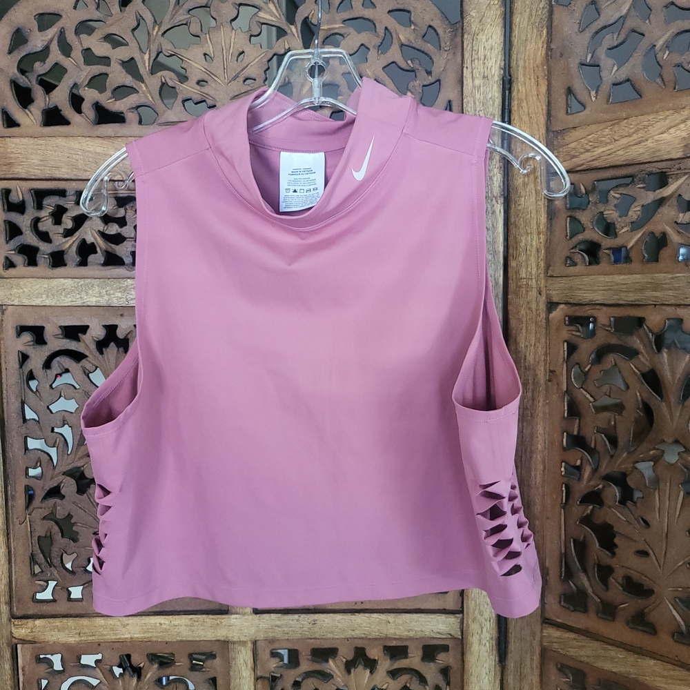 Nike Women's Pink Sleeveless Top
